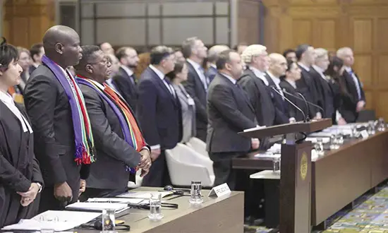 AFrique du sud a la cour internationale