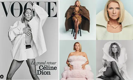 Celine Dion sur VOGUE