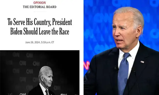 Jo Biden malmene par la presse americaine