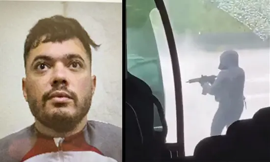 Mohamed Amra au cours de sa liberation du convoi penitentiaire