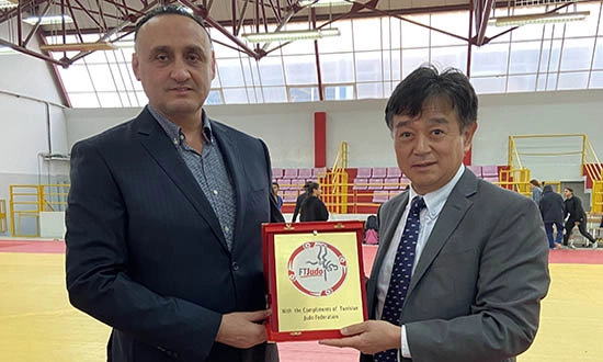 Skander Hachicha et Takeshi Osuga