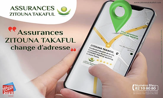 Zitouna Takaful change dadresse