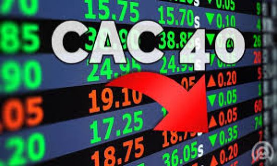 bourse de Paris le CAC 40 en chute