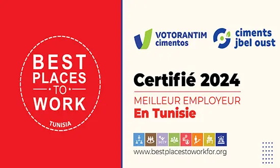 ciment jbel oust meilleur employeur 2024