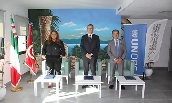 convention entre Italie et UNOPS