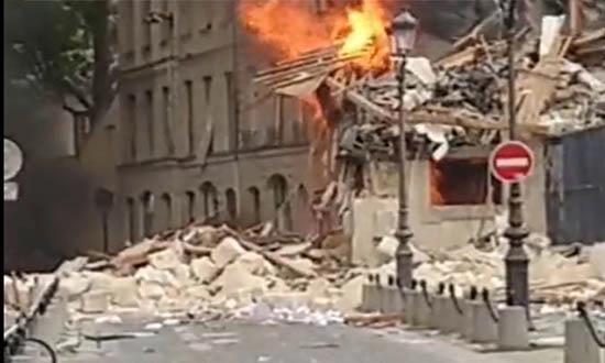 explosion a Paris