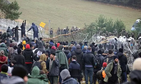 immigration clandestine a la frontiere de la Pologne