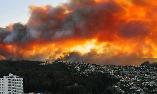 incendies au Chili