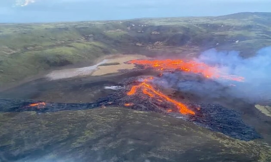 irruption du volcan Fagradalsfjall