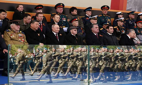 la fete de la victoire sur le nazisme a Moscou