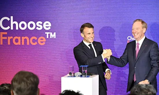 lors du sommet choose France Microsoft investit 4 milliards