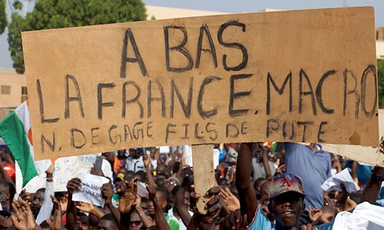 manifestation hostile a la France