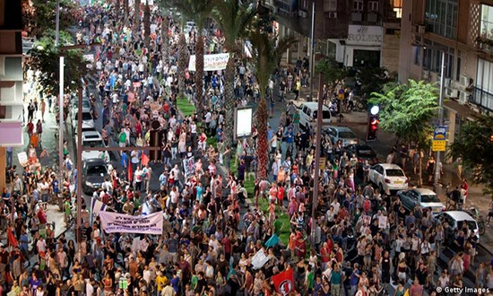 manifestations en Israel