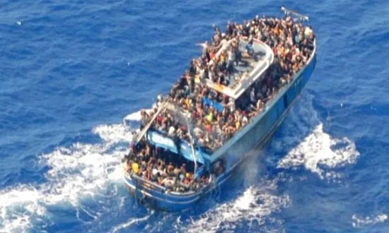 naufrage au large de la grece