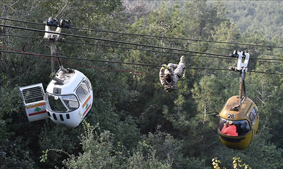 peur a bord du telepherique de Jounieh